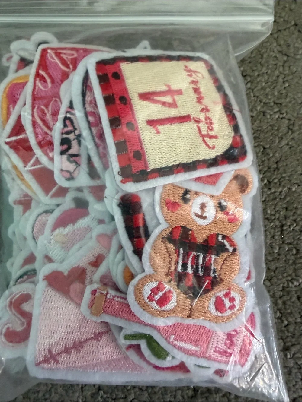 Valentine's Day Party Favor Pack - Pink Heart Picks & Straws